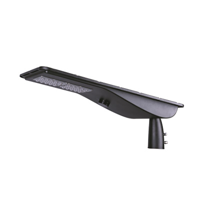 Die-cast aluminum integrated street light